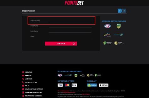 points bet sign up code.